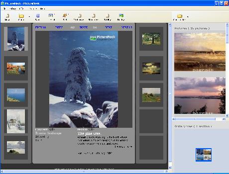 PictureNook screenshot, main view